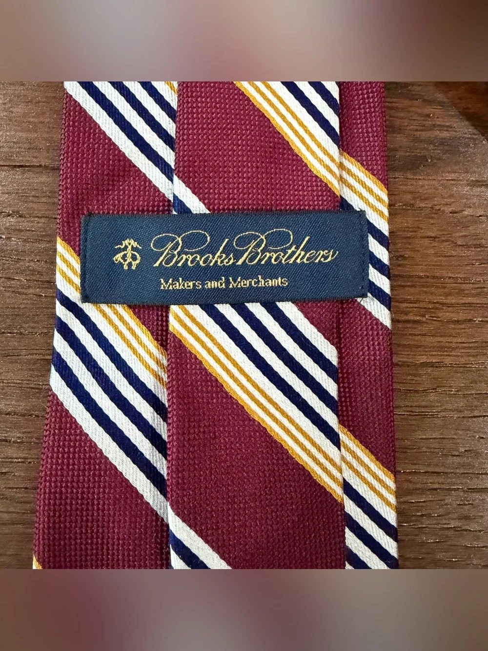 Lot 2 Brooks Brothers Makers 100% Silk Ties Made in USA Maroon Stripe & Paisley
